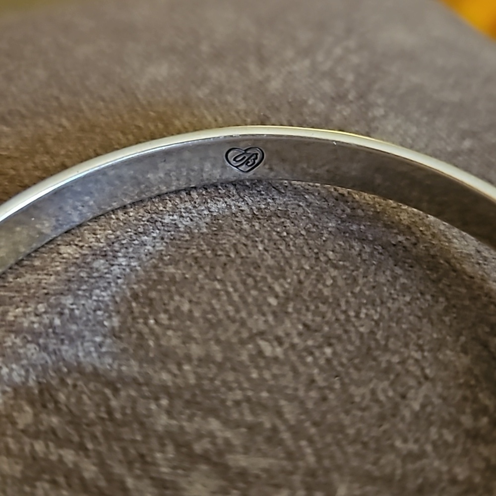 BRIGHTON Silver Plated Bangle Bracelet - Picture 4 of 5